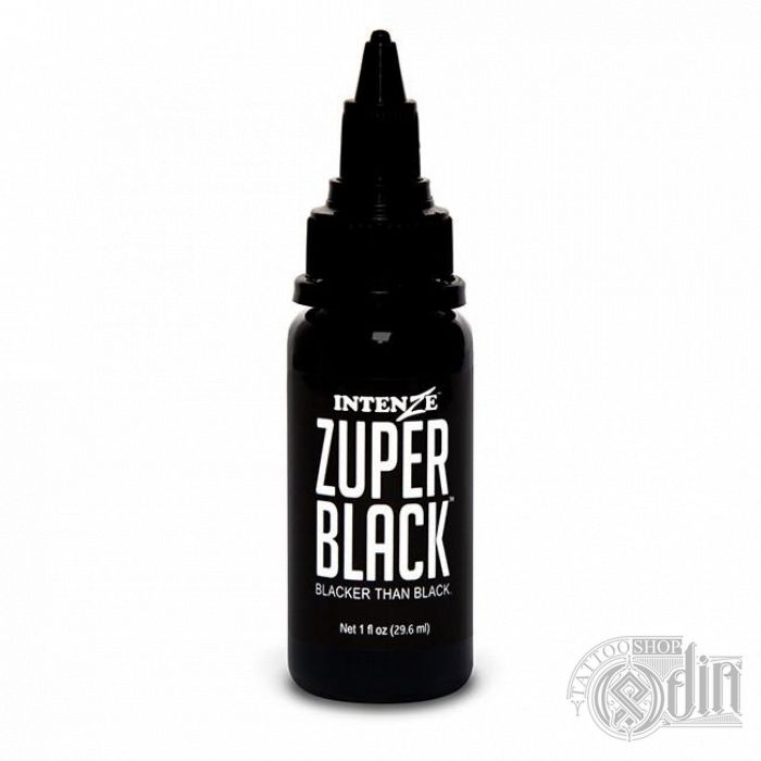 Zuper Black — Intenze Tattoo Ink — Краска для тату